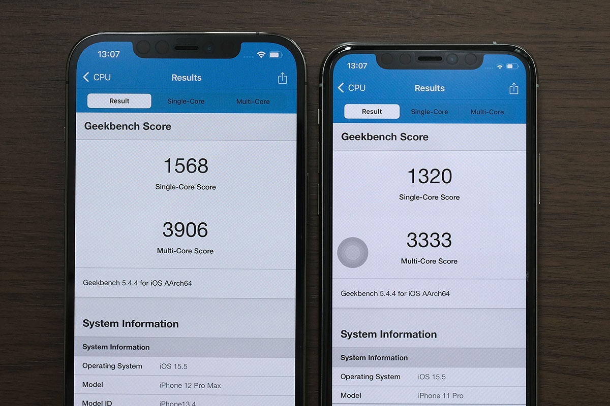 iPhone 12 Pro Max Geekbench 5