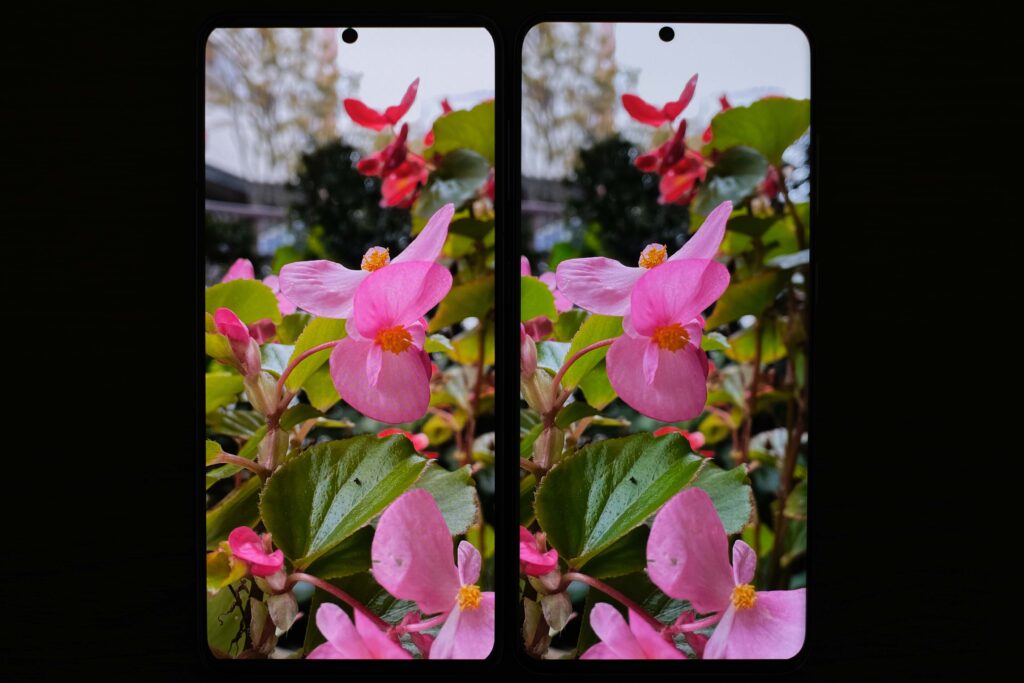 Galaxy S21・S20 画面画質を比較