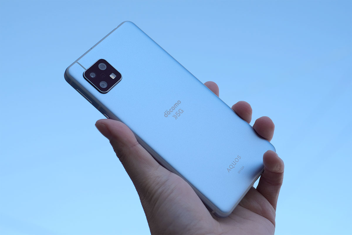 AQUOS sense5G スカイブルー