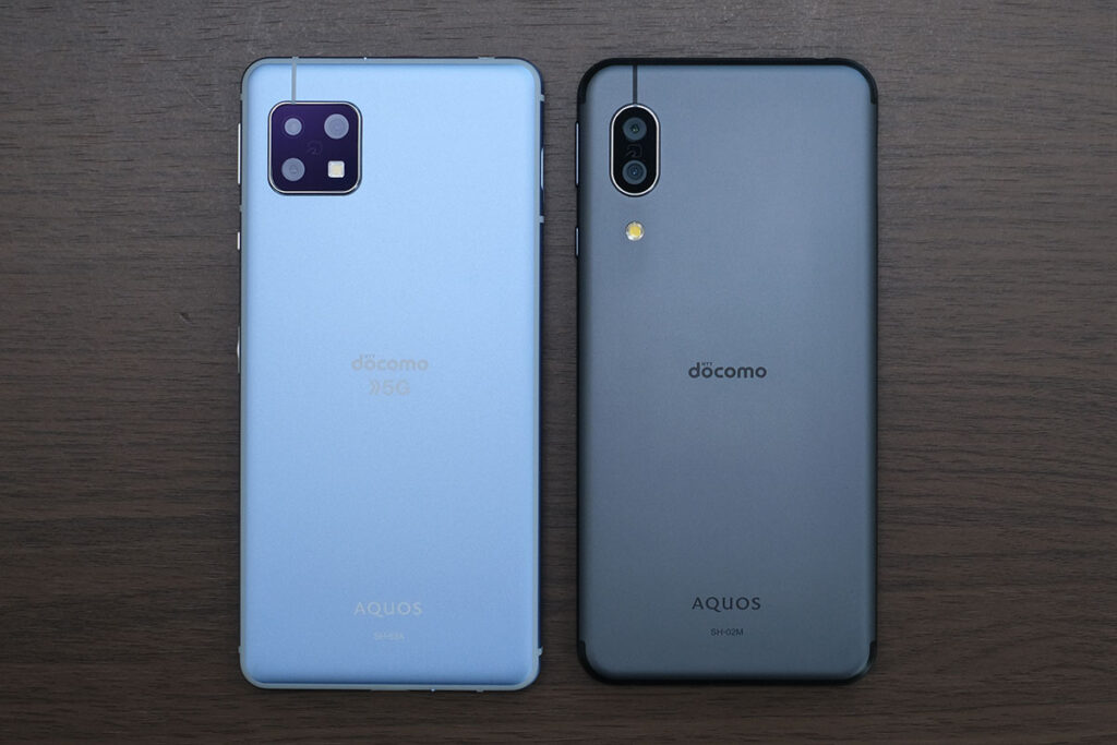 AQUOS sense5Gとsense3 比較
