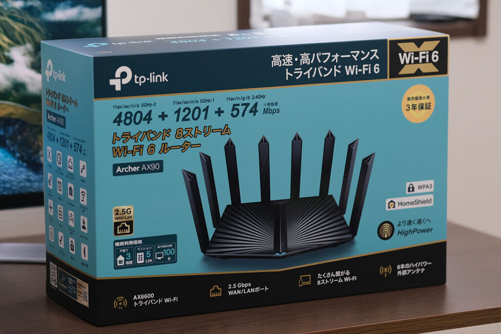 Archer AX90 パッケージデザイン