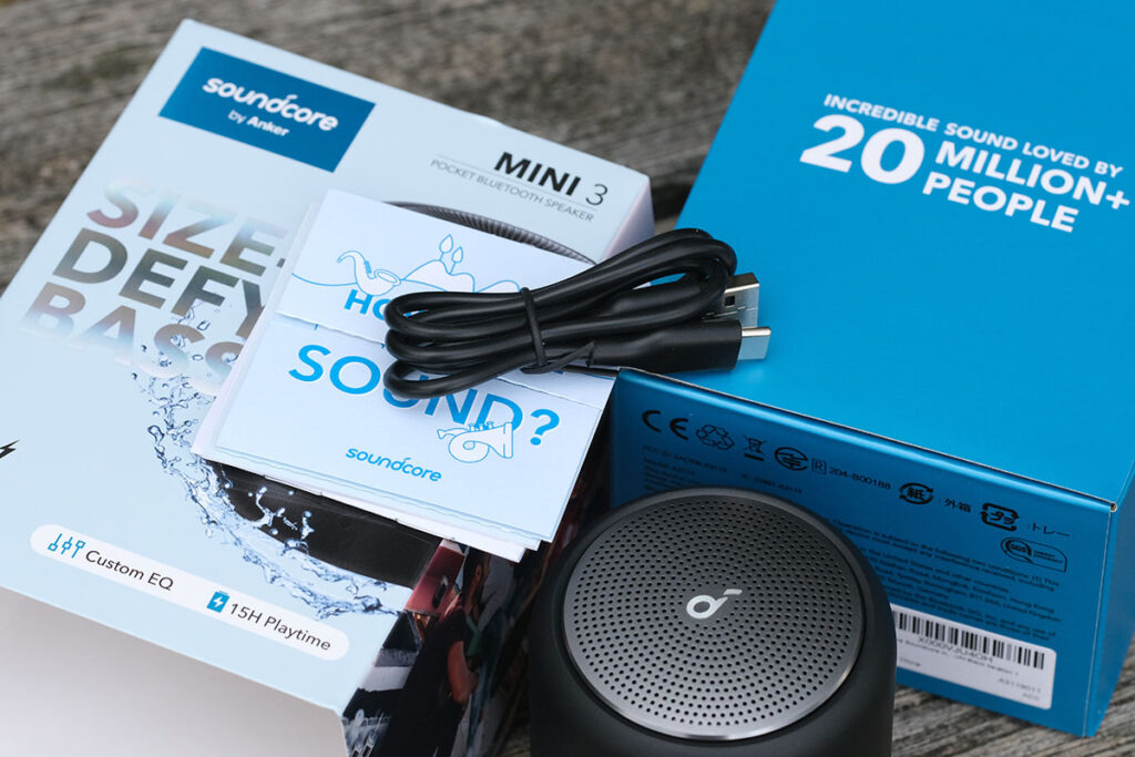 Soundcore Mini 3 同梱品