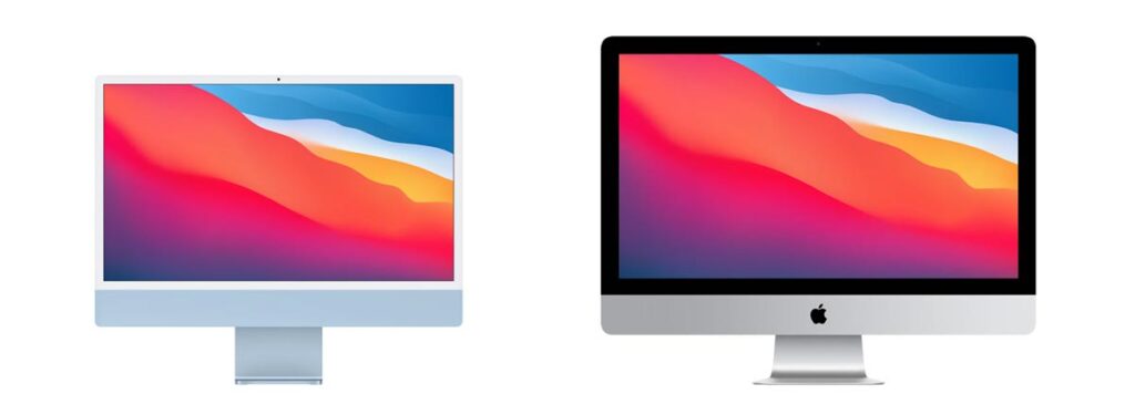 iMac 24インチと27インチ