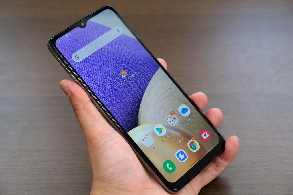Galaxy A32 5G 正面デザイン