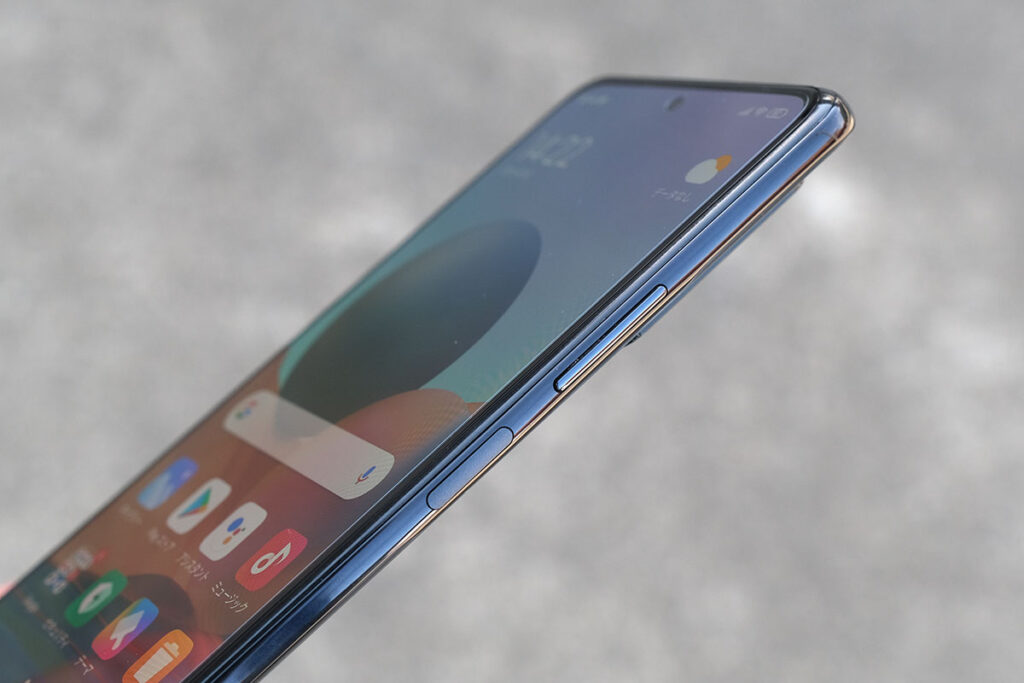 Redmi Note 10 Pro 音量ボタンとサイドボタン