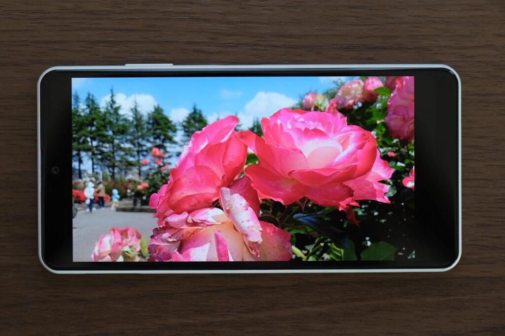 Xperia Ace IIのディスプレイの発色