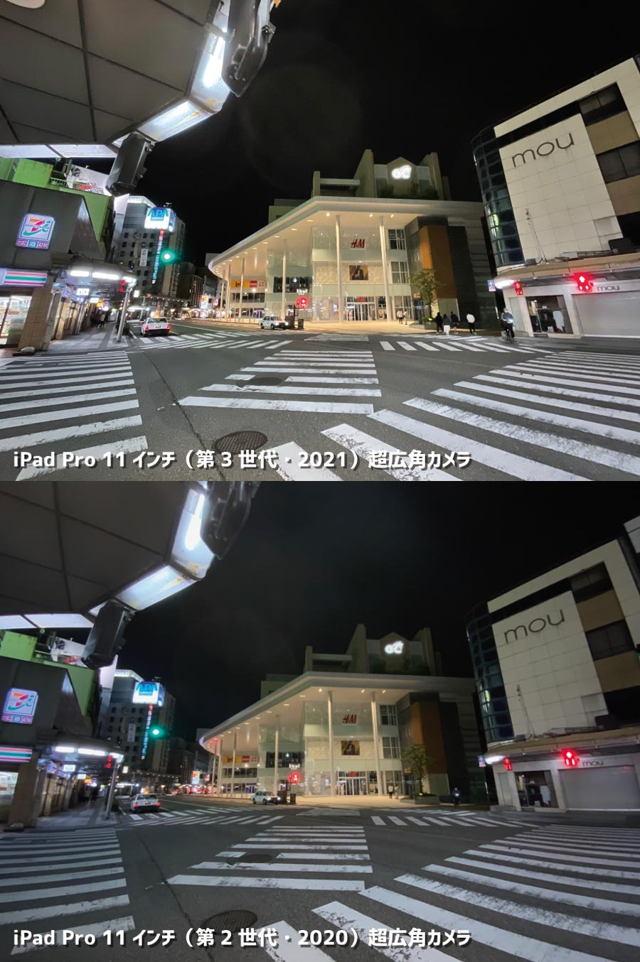 iPad Pro 11インチ（第3世代）超広角カメラの画質