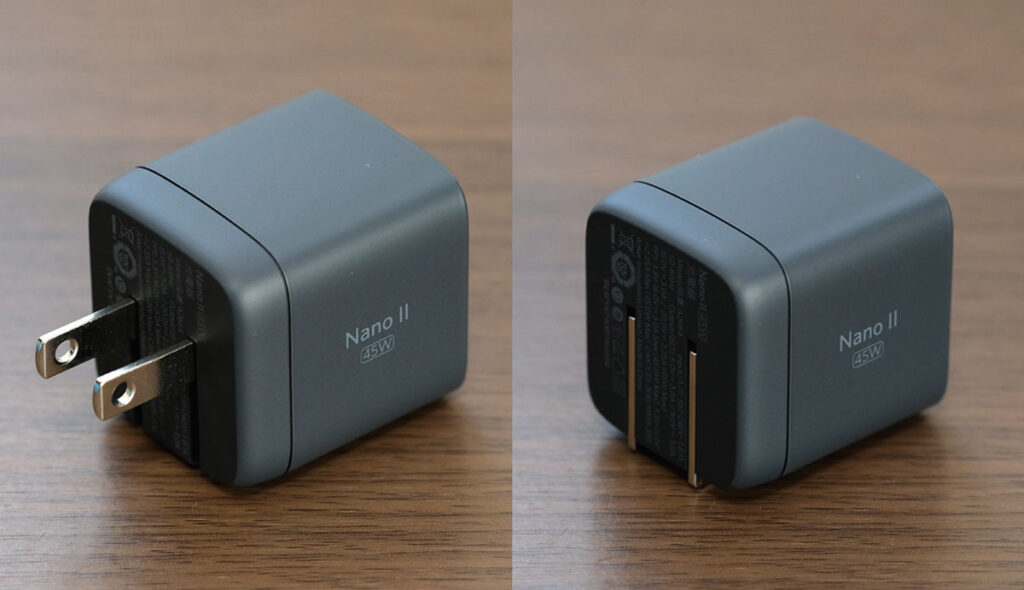 Anker Nano II 45Wのプラグ