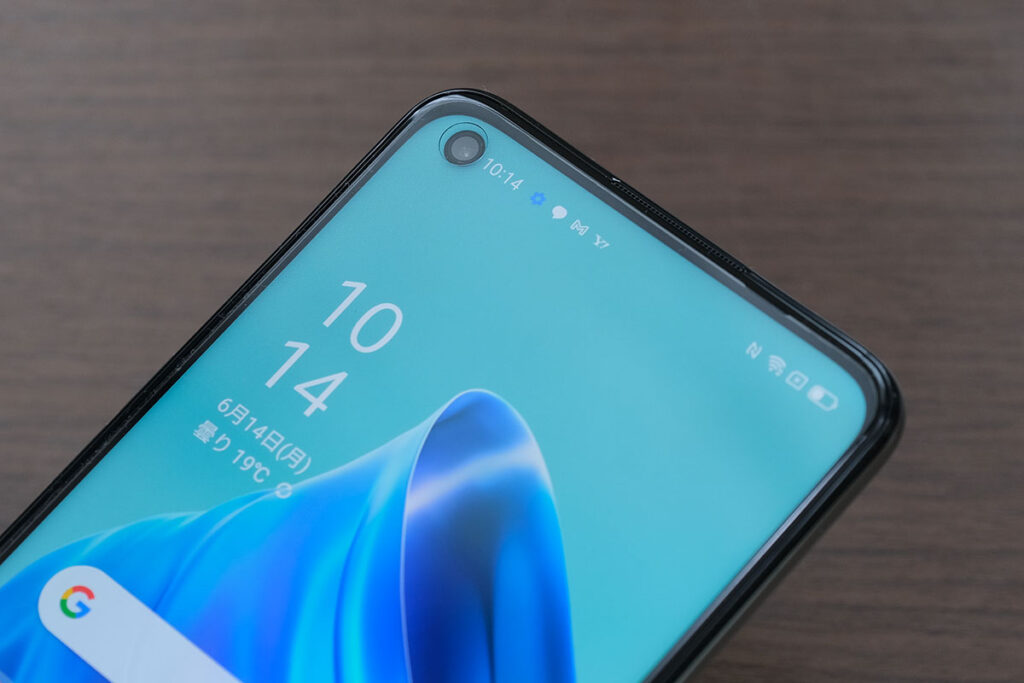 OPPO Reno 5A インカメラ