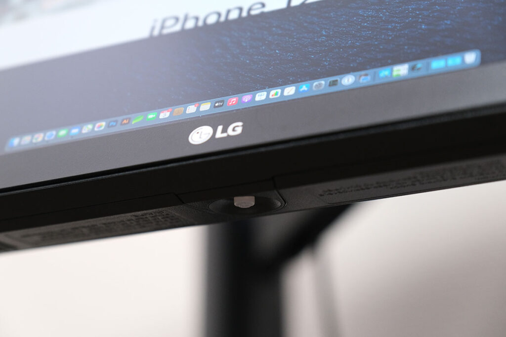 LG 27UN880 設定ボタン