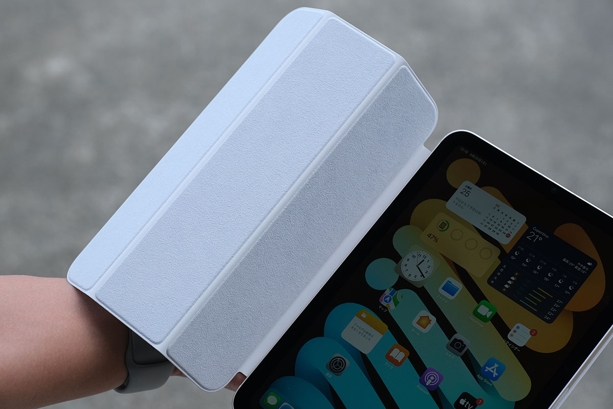 iPad mini 6 Smart Folio 裏起毛