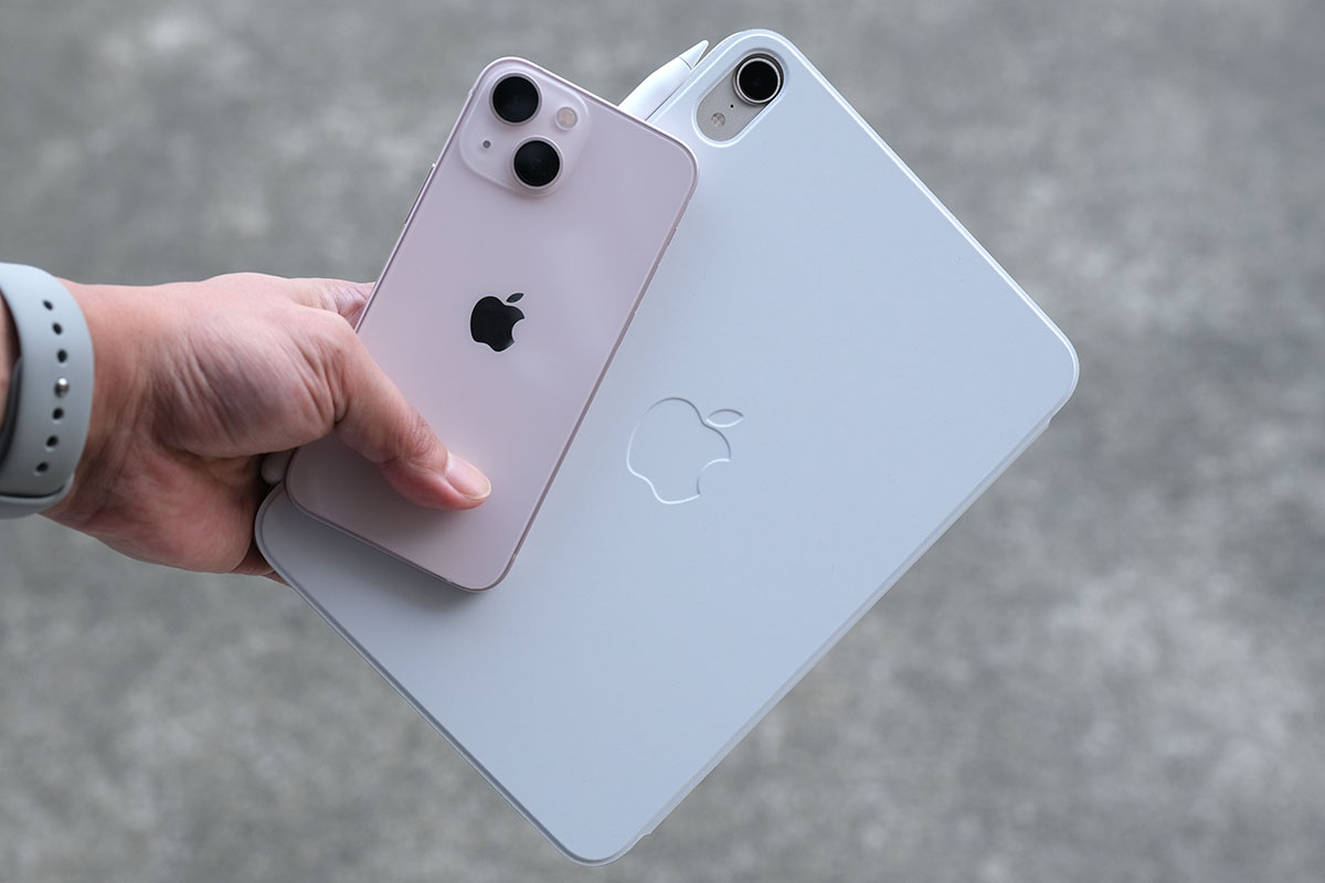 iPhone 13 miniとiPad mini 6