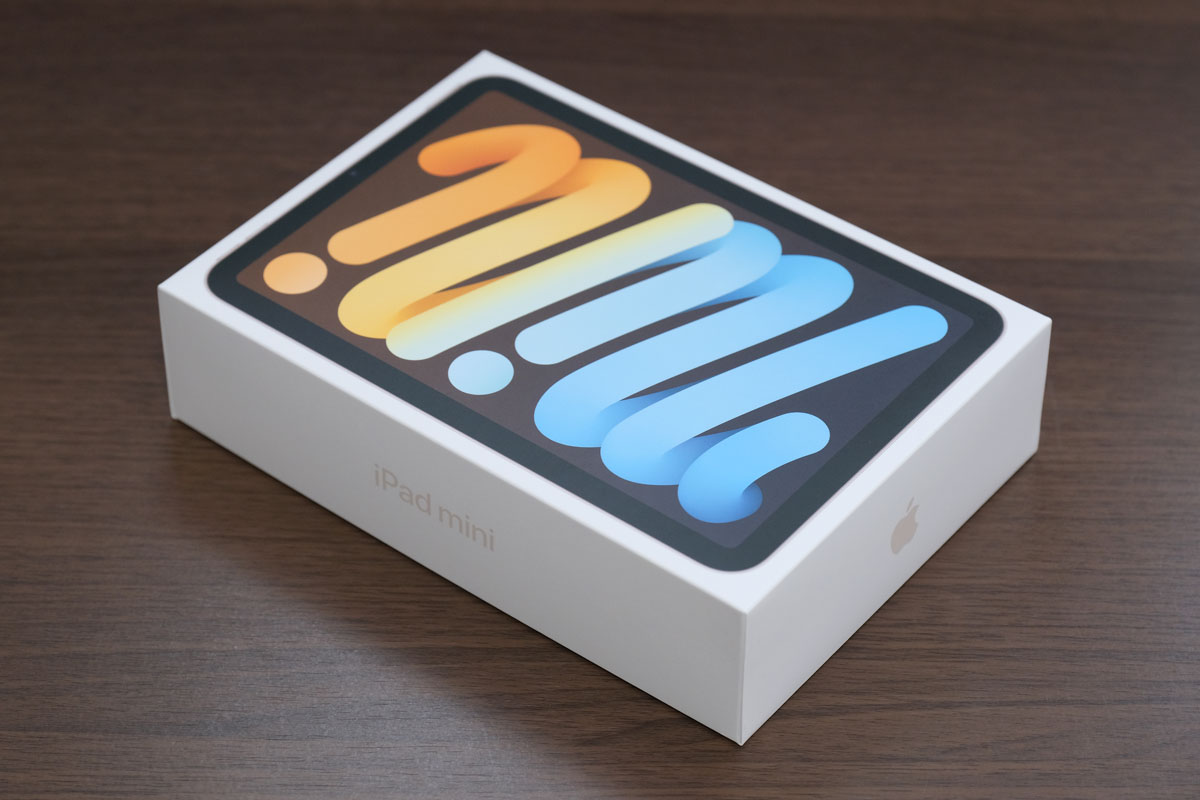 iPad mini6のパッケージデザイン