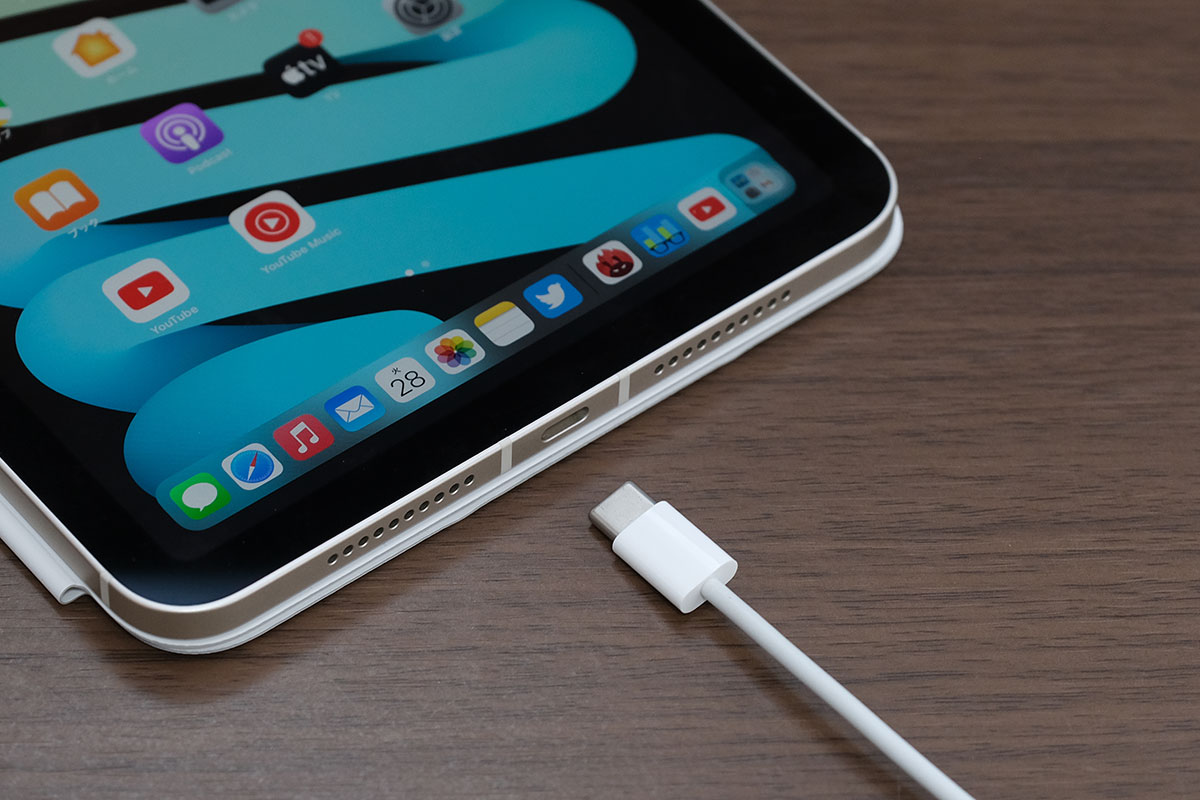 iPad mini（第6世代）USB-Cポートに対応