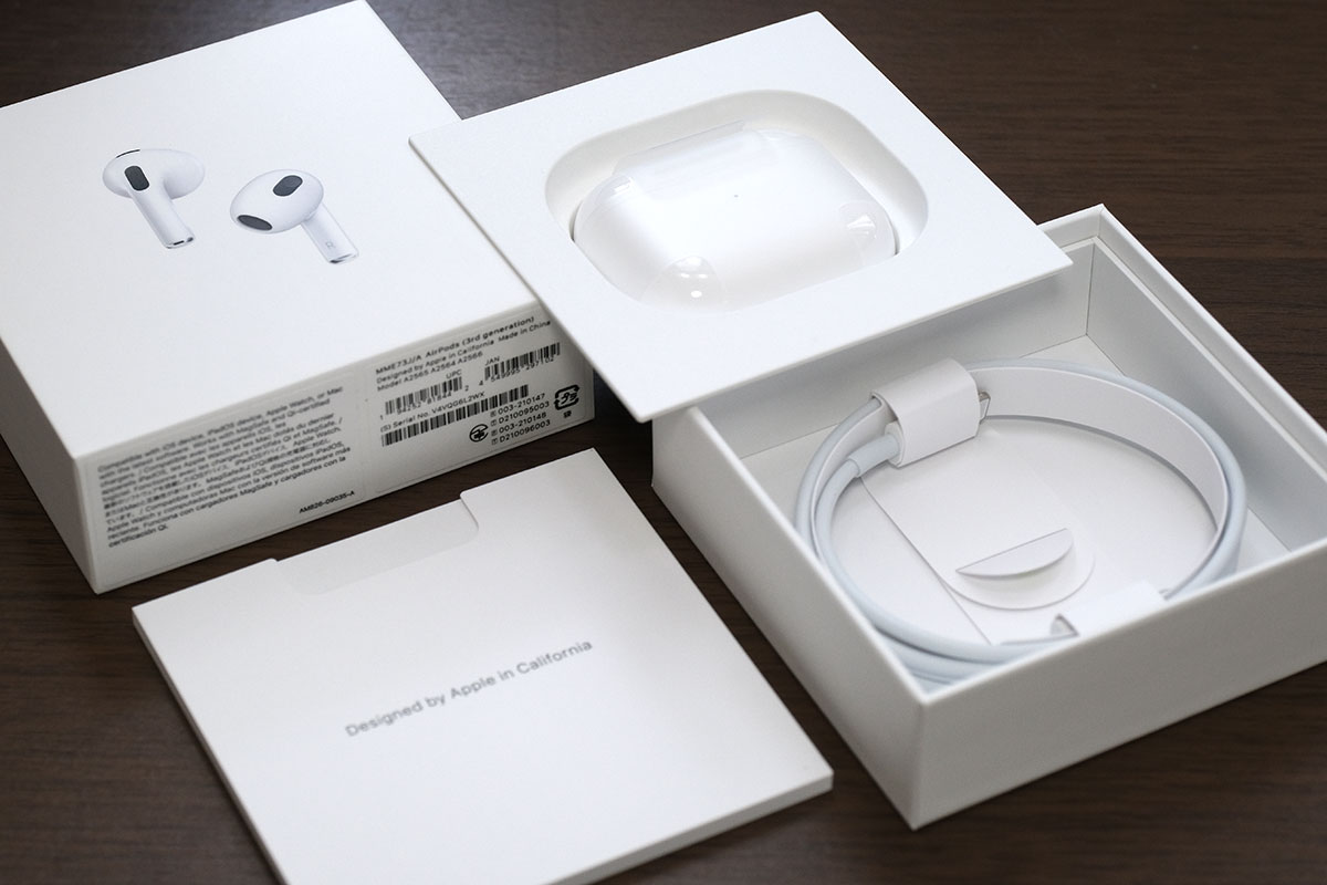 AirPods(第3世代) 同梱品