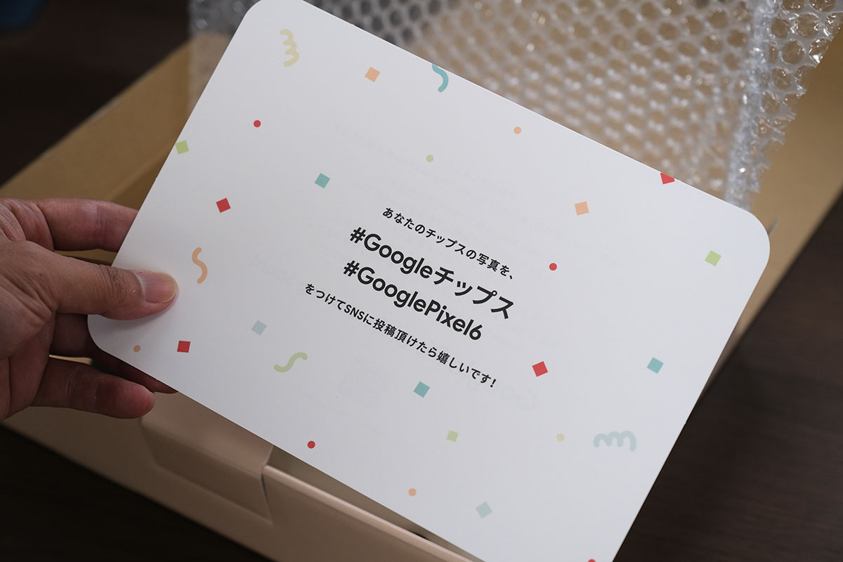 #Googleチップス #GooglePixel6