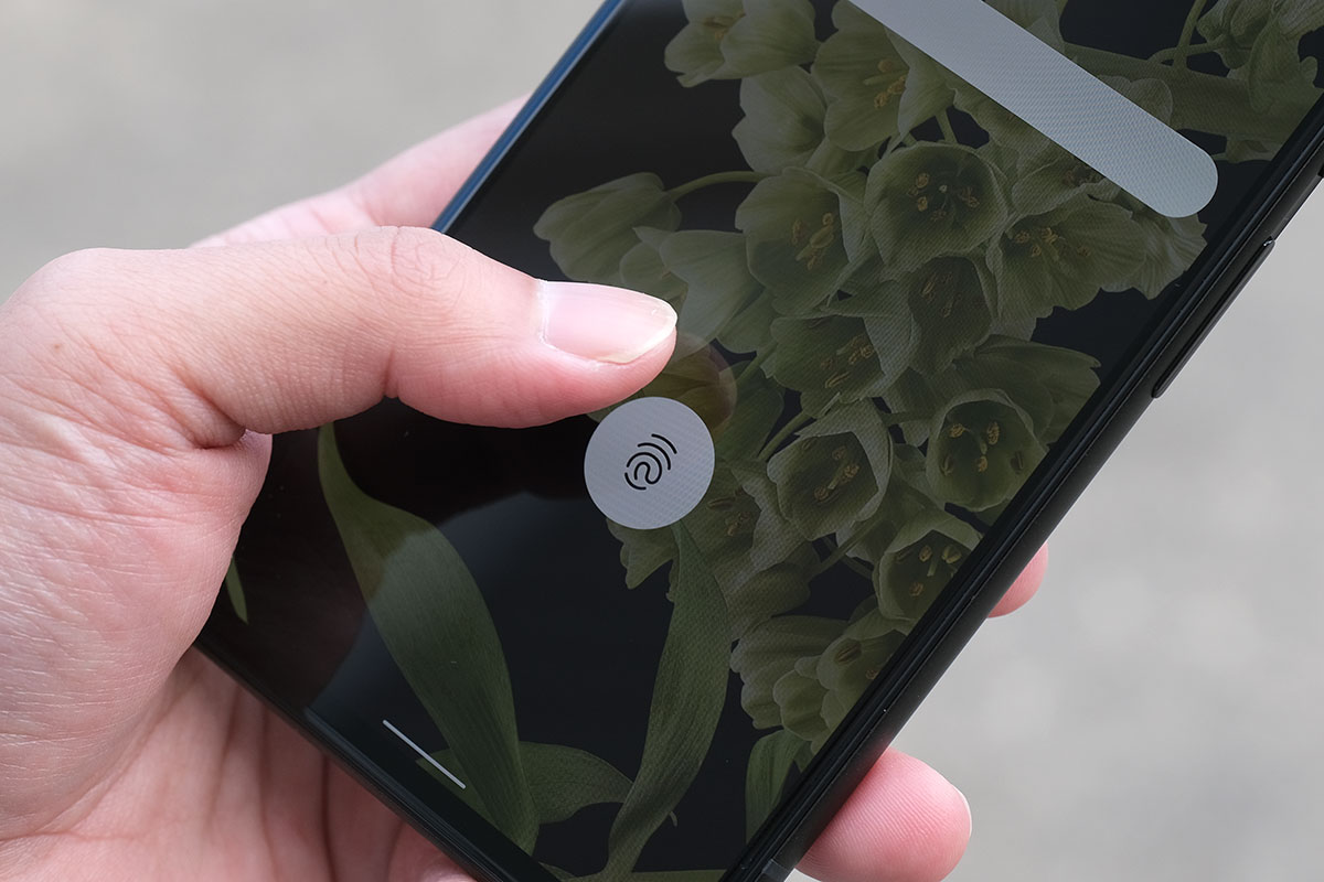 Pixel 6 画面内指紋認証