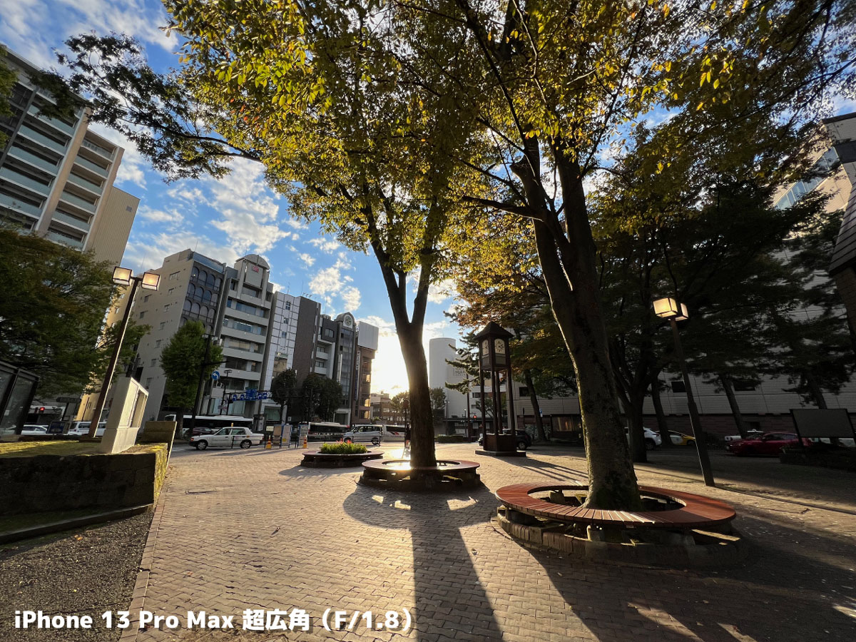 iPhone 13 Pro Max 超広角カメラで撮影