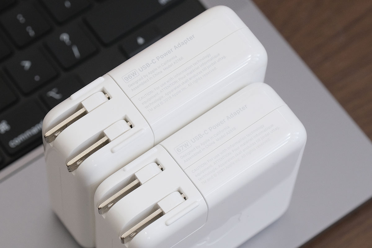 Apple 67W・96W USB-C電源アダプタ 折りたたみプラグ