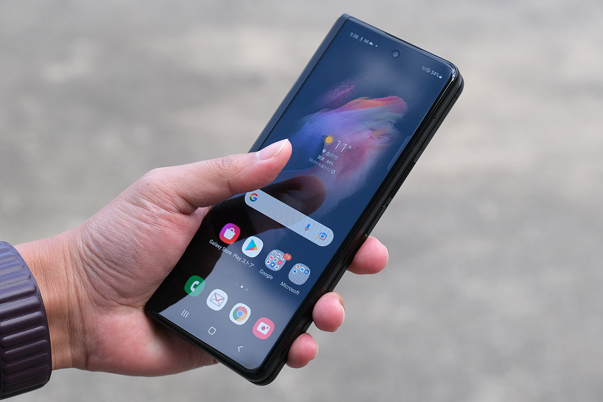 Galaxy Z Fold3 カバーパネル