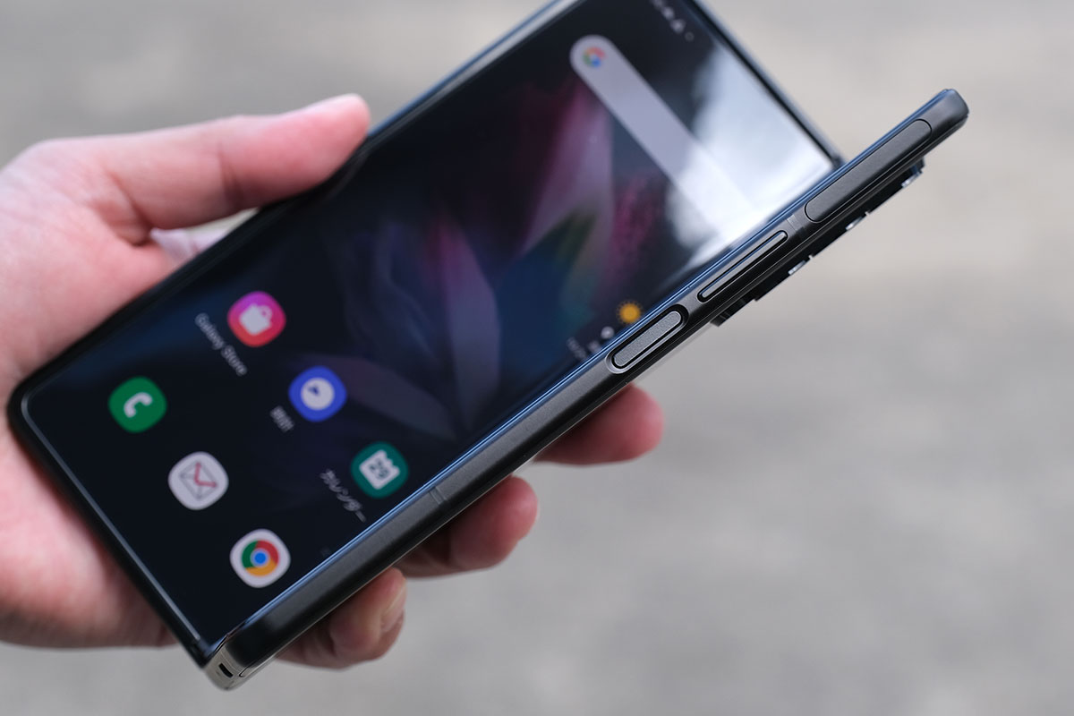 Galaxy Z Fold3 指紋認証センサー