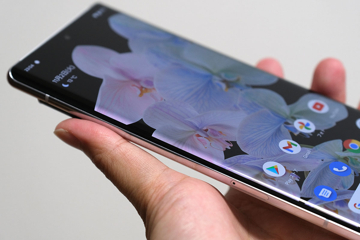 Pixel 6 Pro エッジディスプレイ