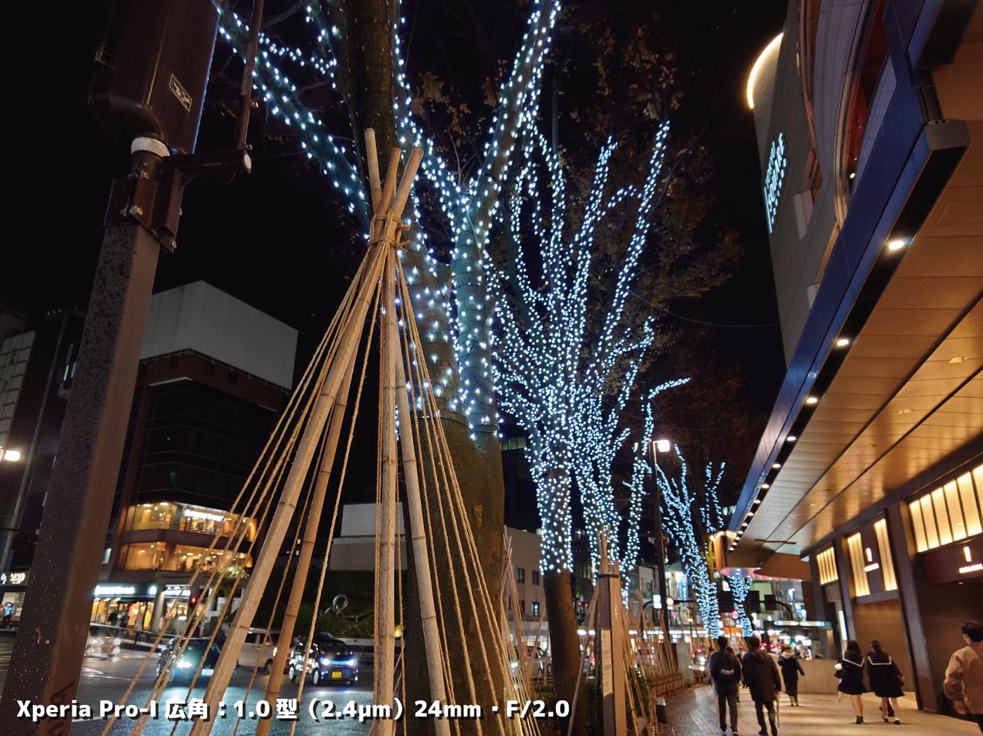Xperia PRO-I 広角カメラでイルミネーションを撮影