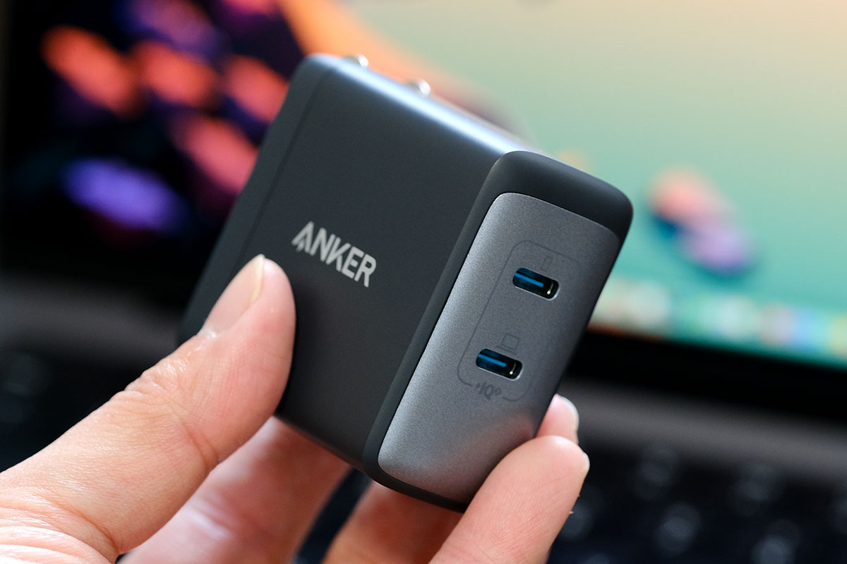 Anker PowerPort III 2-Port 65W メタリックなデザイン