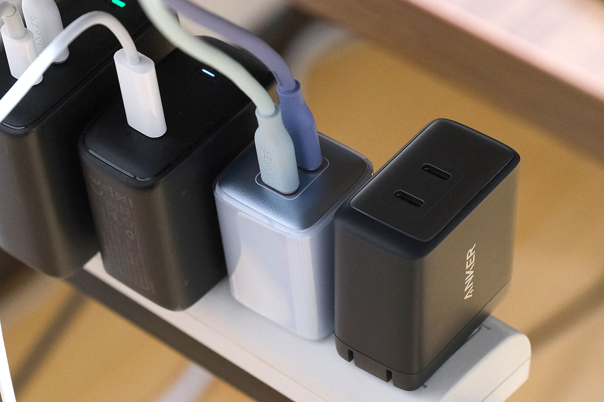 Anker 521 Charger (Nano Pro) を電源タップで使う