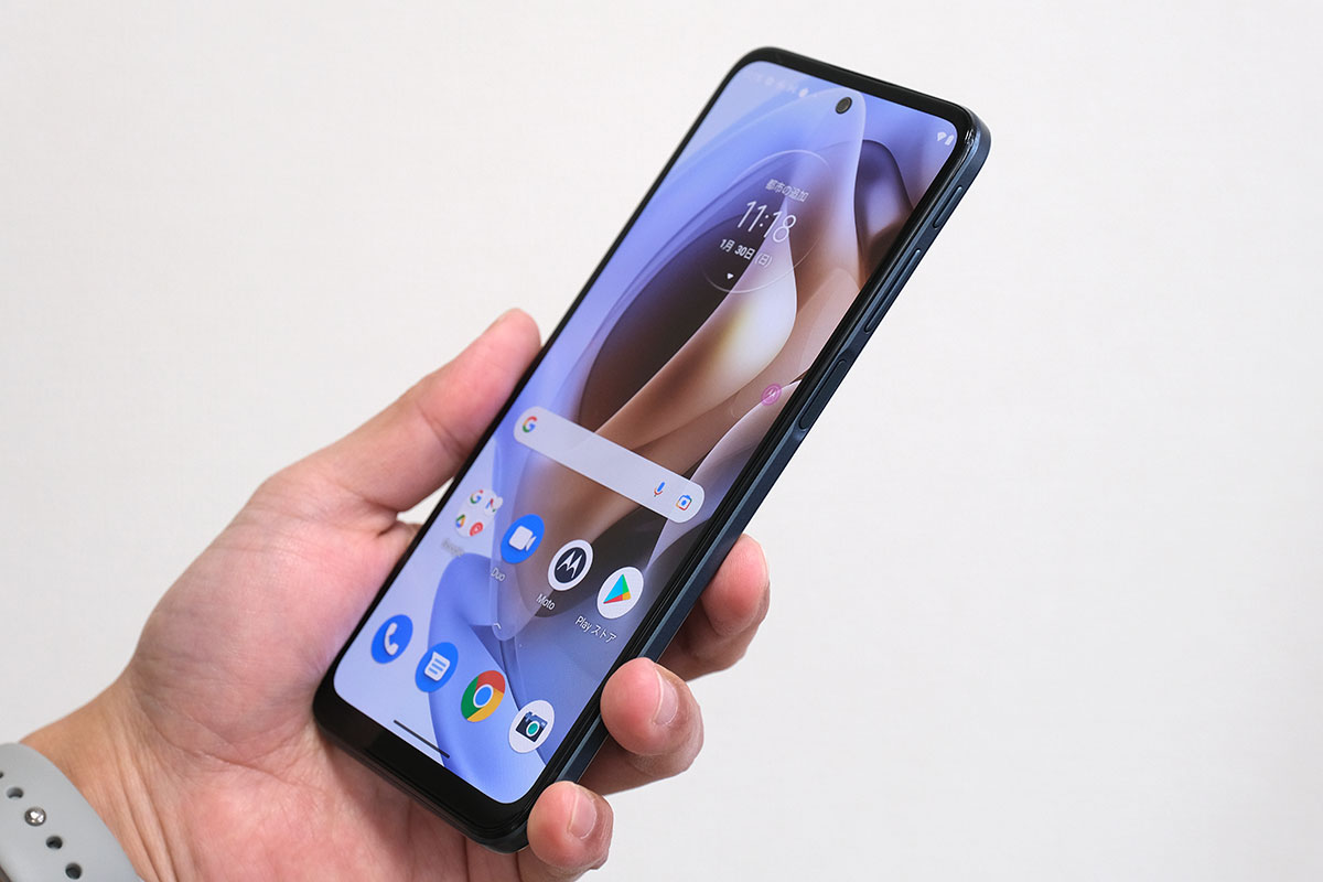 moto g31 正面デザイン