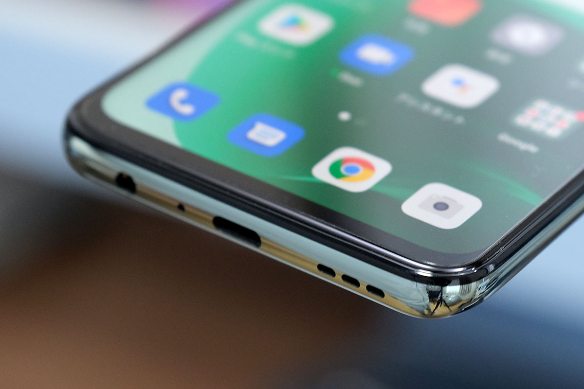 OPPO A55s 5G モノラルスピーカー