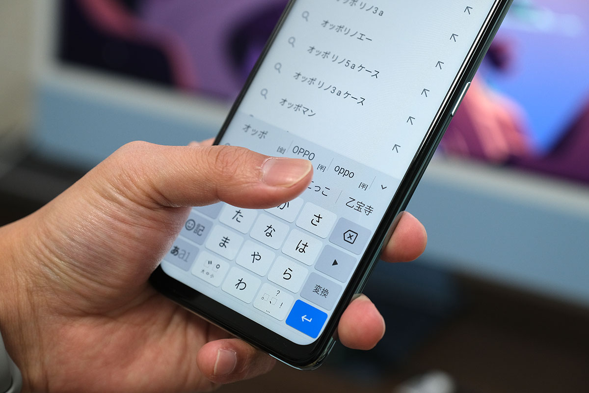 OPPO A55s 5G サイズ感