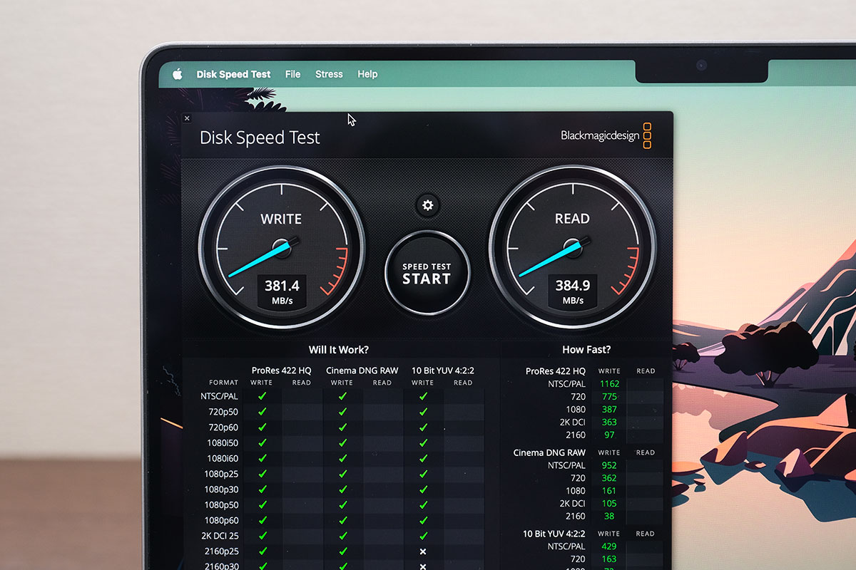 SanDisk Portable SSD E30 転送速度