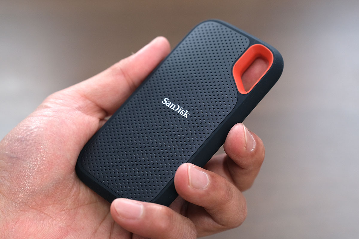SanDisk Extreme Portable SSD E61 本体デザイン