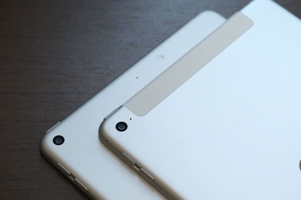 iPadの樹脂アンテナ