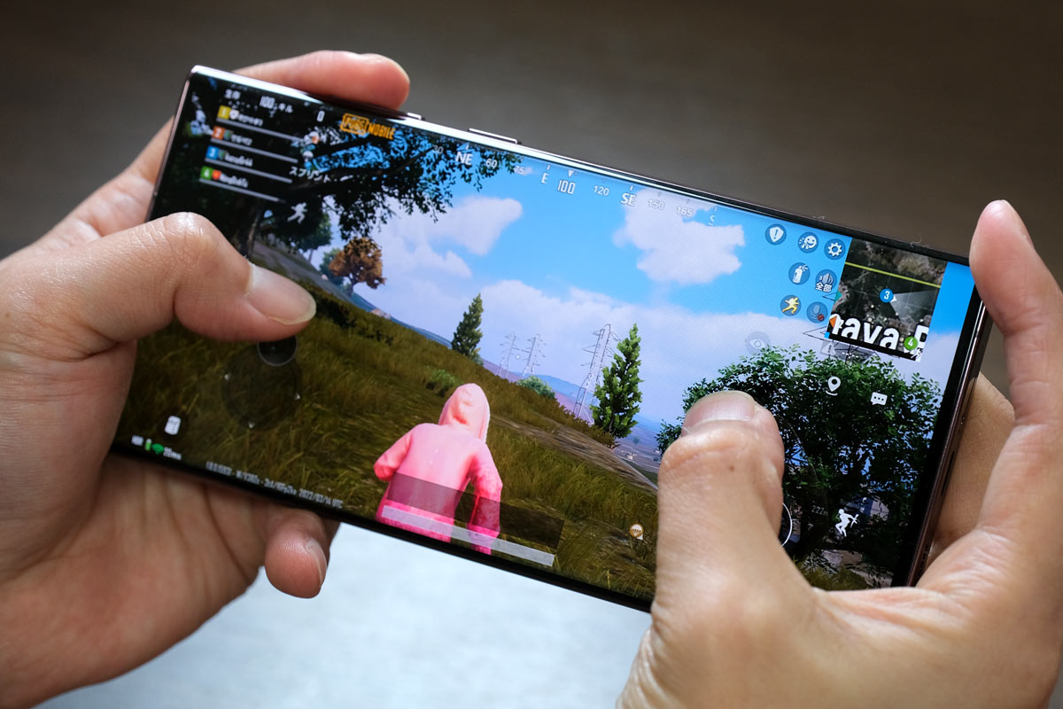 Galaxy S22 UltraでPUBGモバイル