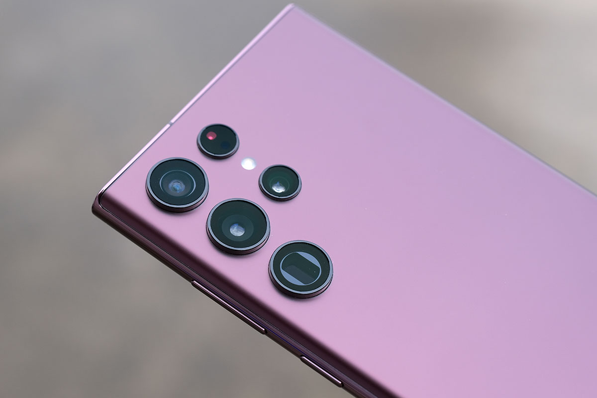 Galaxy S22 Ultra リアカメラのデザイン