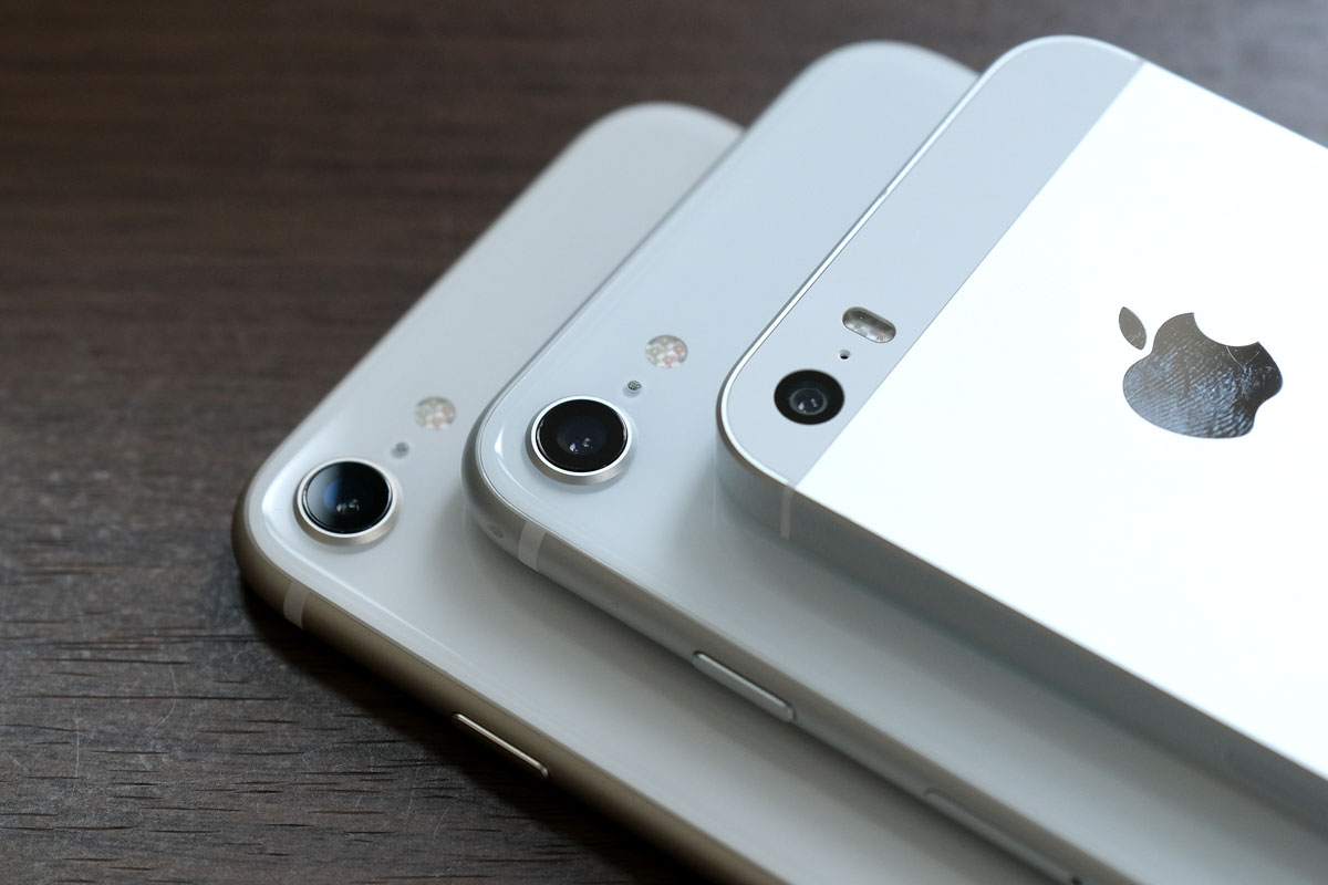 iPhone SE3・SE2・SE リアカメラ比較