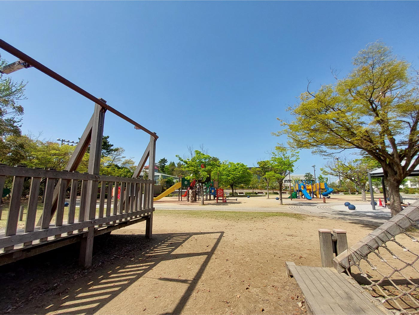 Galaxy M23 超広角カメラで公園を撮影