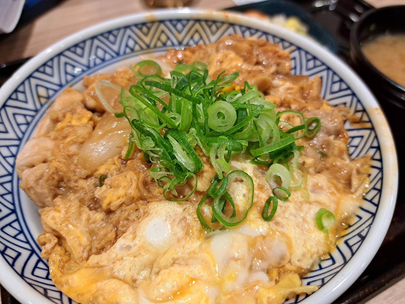 Galaxy A53 広角カメラで親子丼を撮影