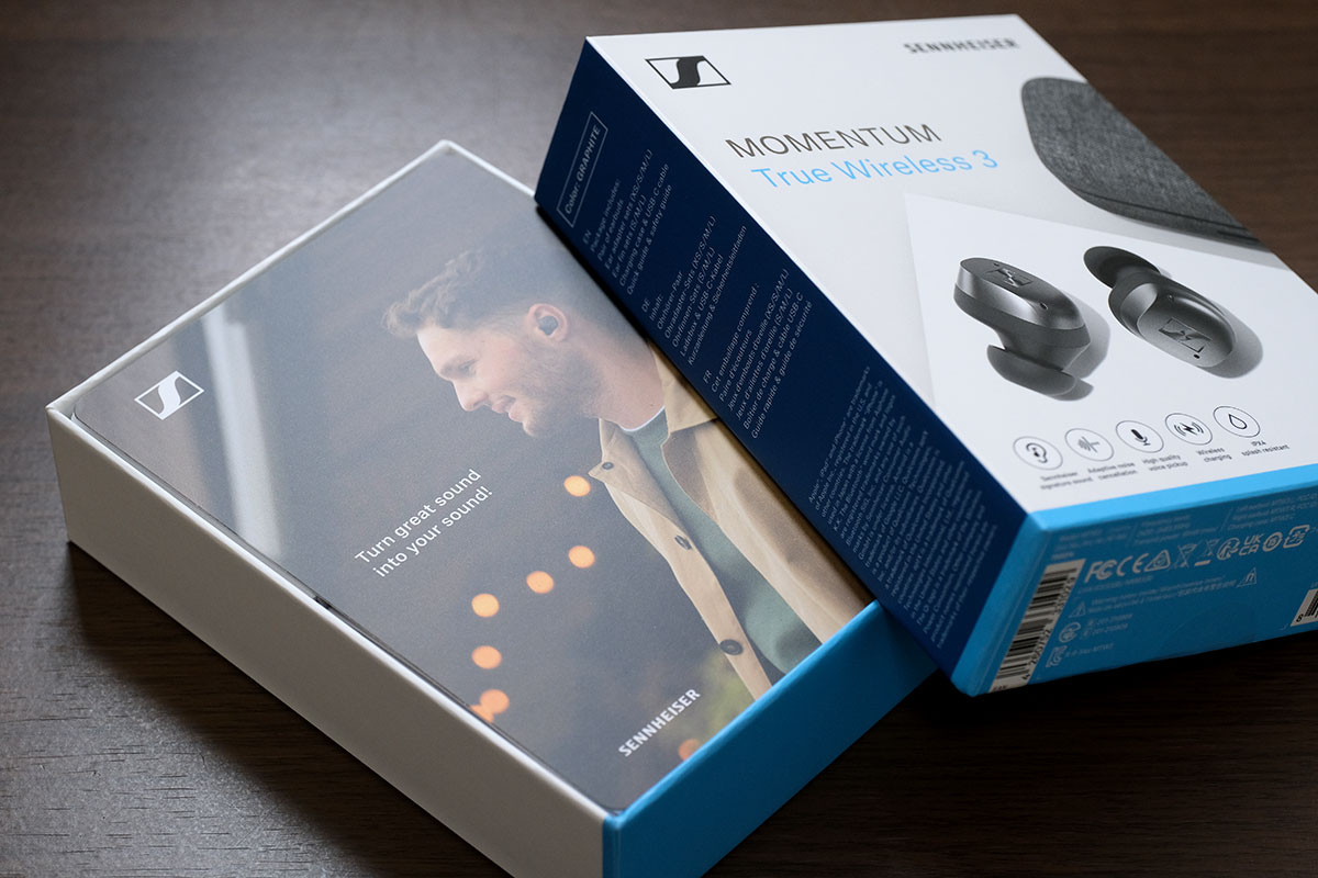 MOMENTUM True Wireless 3のパッケージデザイン
