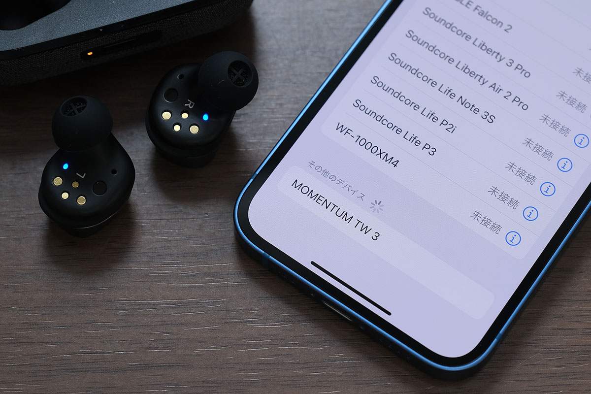 MOMENTUM True Wireless 3をiPhoneに接続