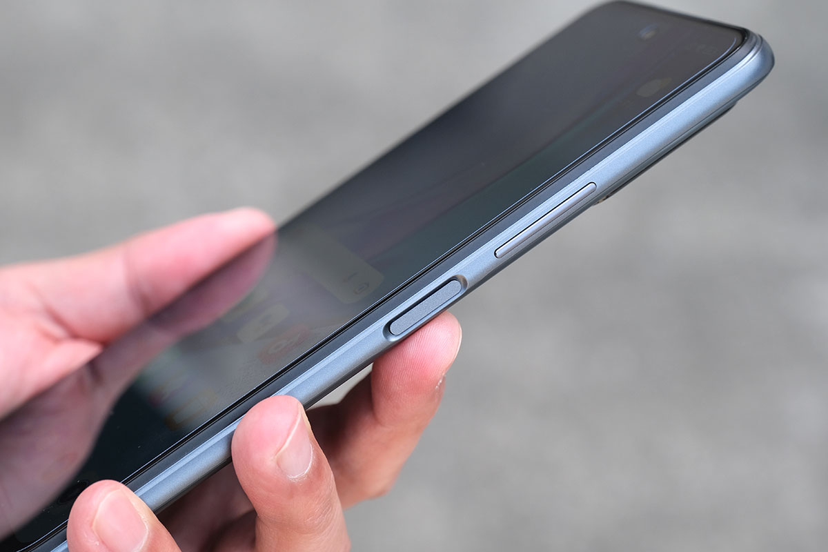 Redmi Note 10T 顔 + サイドボタン指紋認証