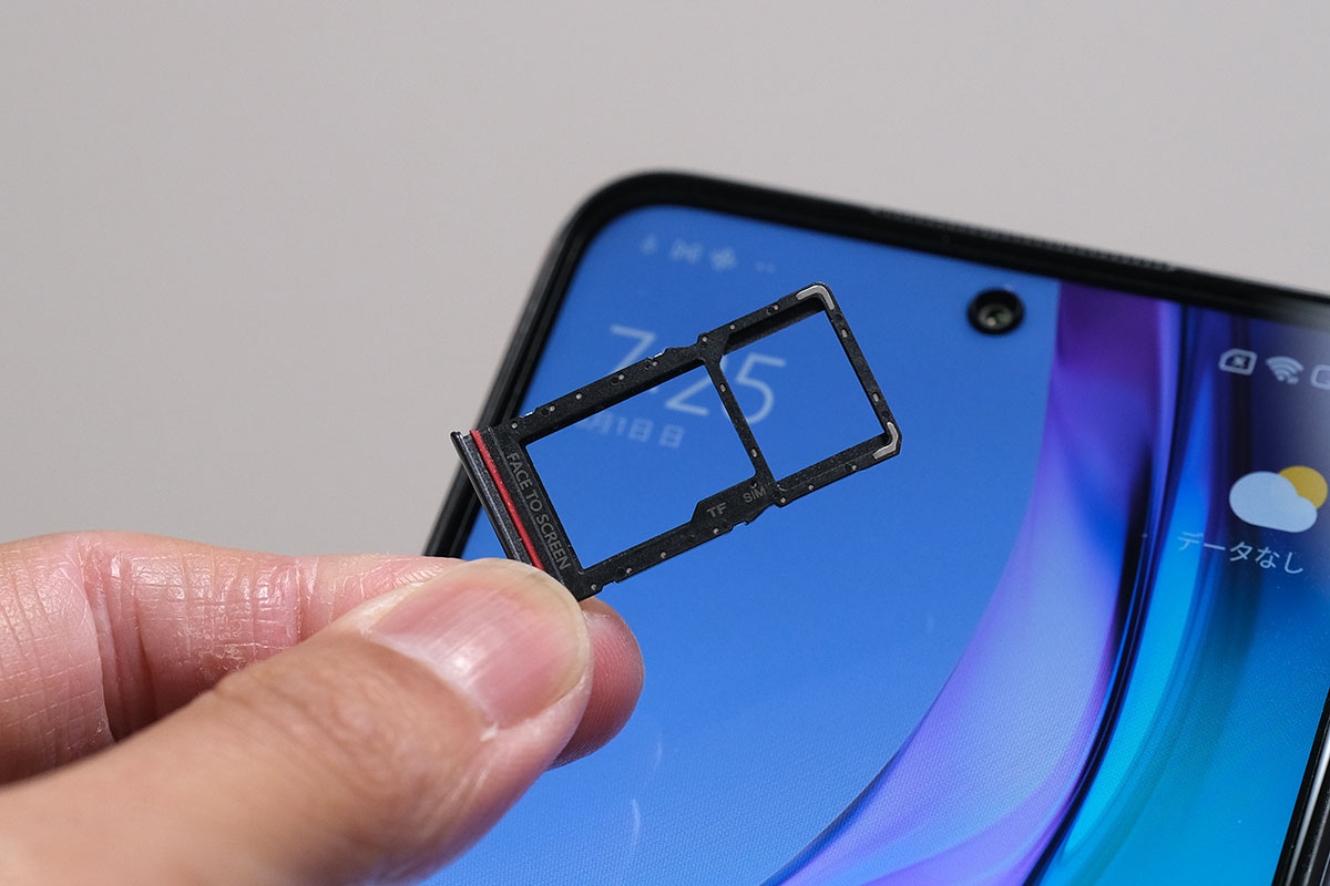 Redmi Note 10T カードスロット