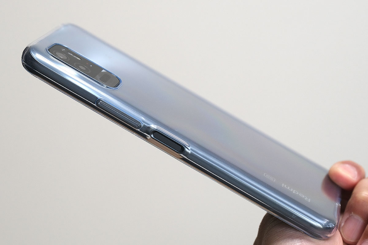 Redmi Note 10T ケース付属