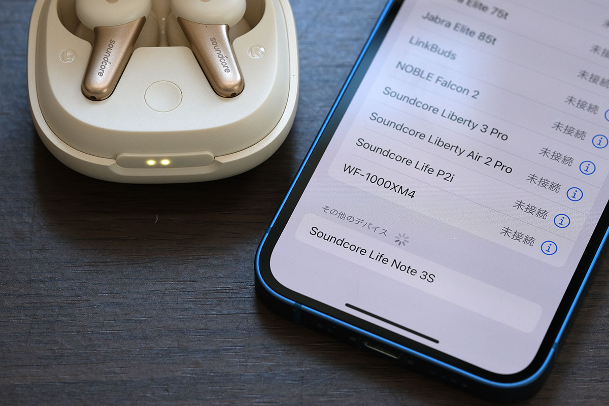 Soundcore Life Note 3S 接続方法