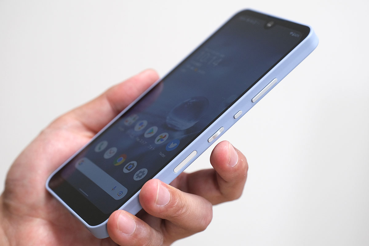 AQUOS wish2 サイドボタン式指紋認証