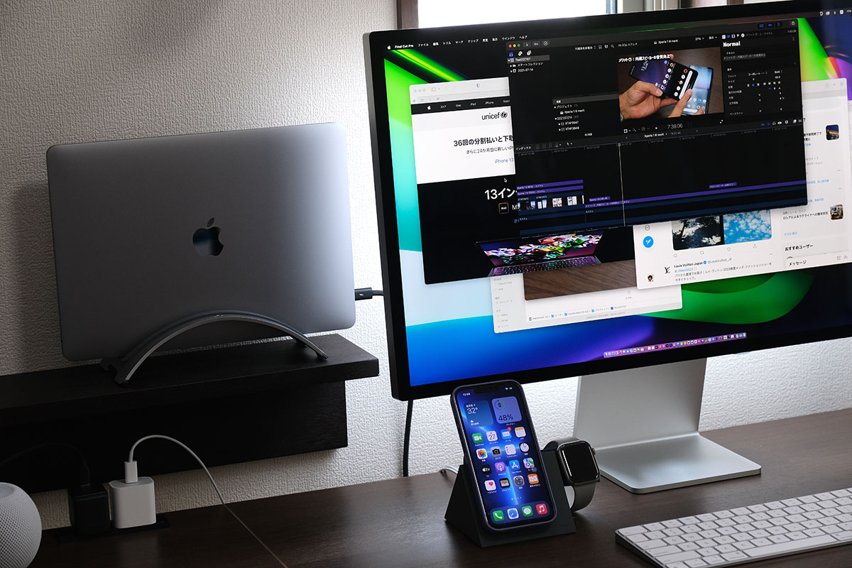 MacBook Pro 13インチ(M2)クラムシェルモード