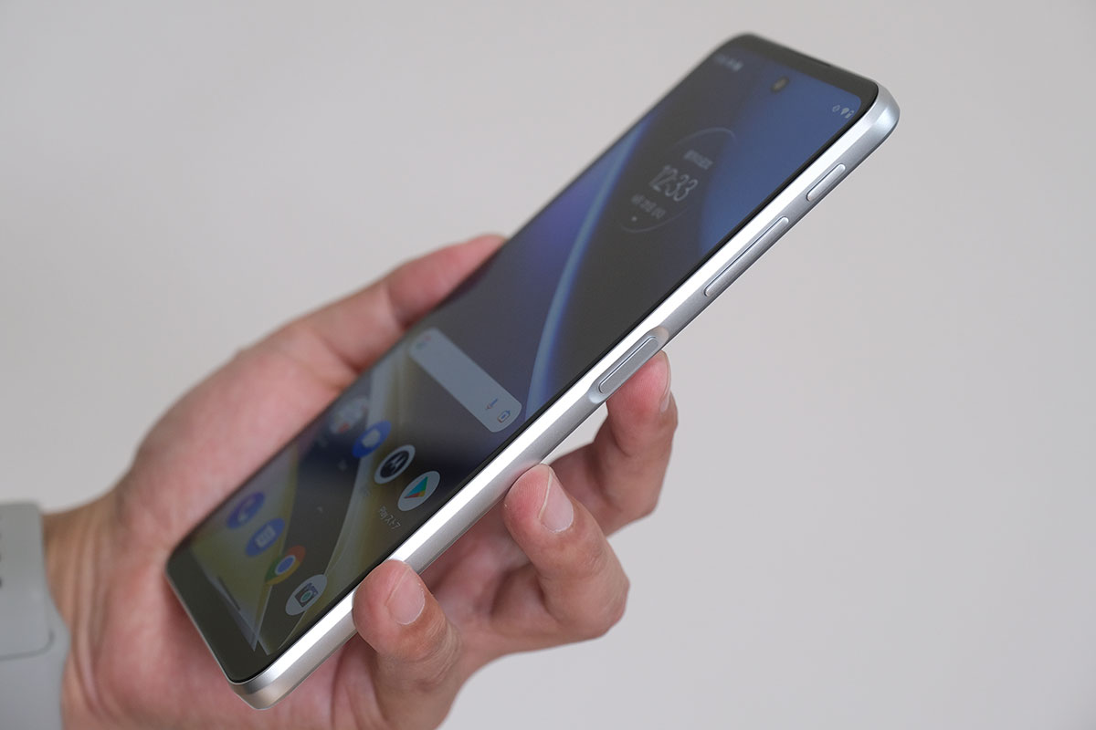 moto g52j 5G 操作ボタン