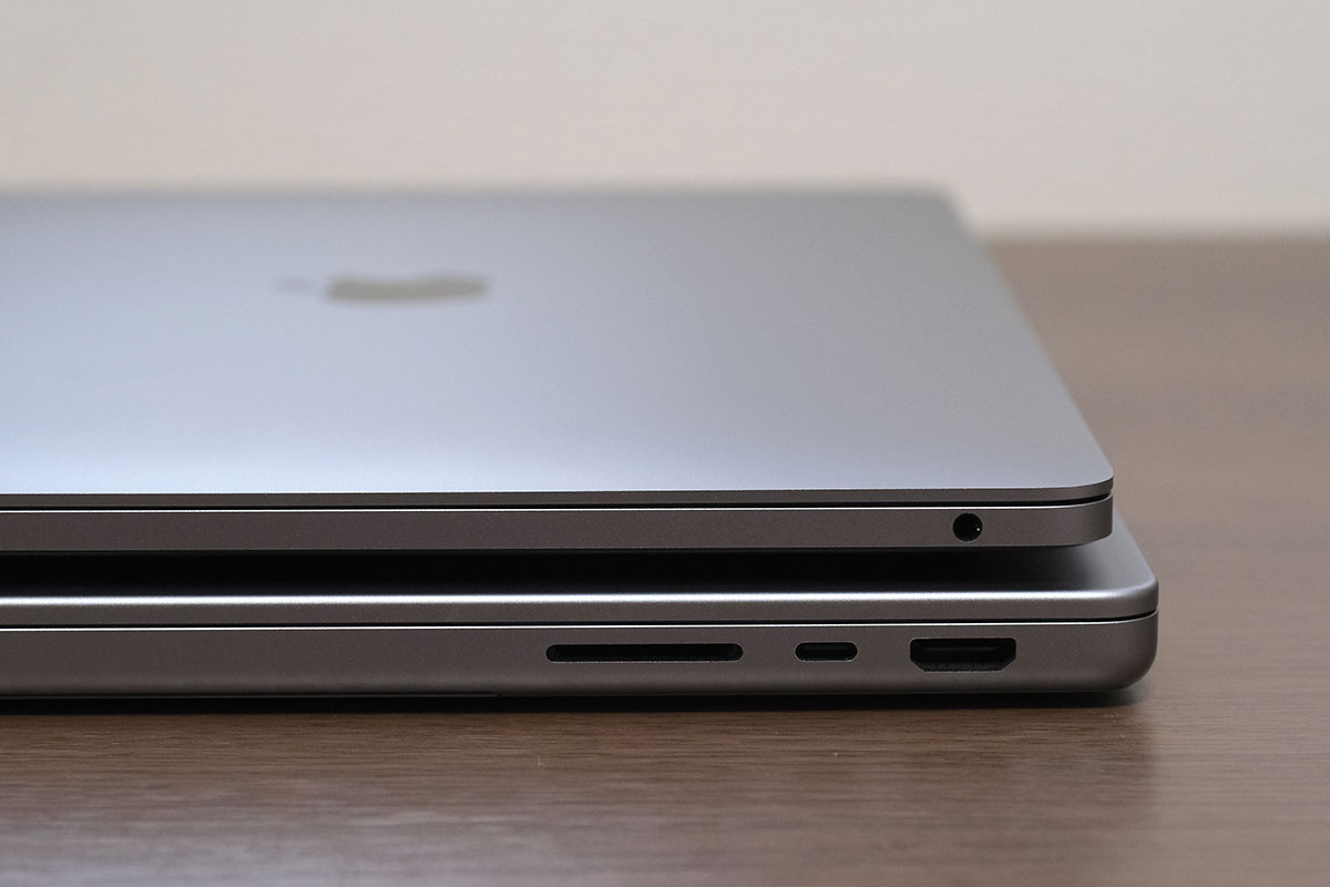 MacBook Pro 13インチと14インチのデザイン